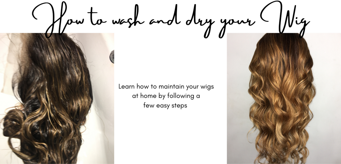 How to wash and dry your wig