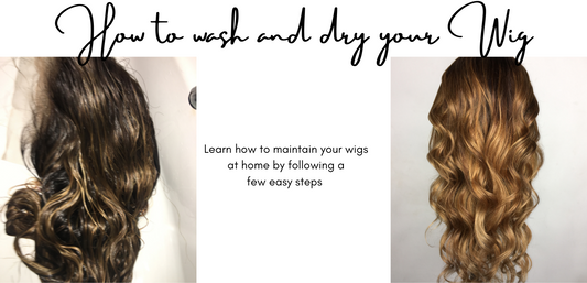 How to wash and dry your wig