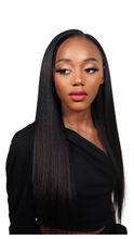 Load image into Gallery viewer, Kinky straight weft extensions Afro blow out hair natural hair weft 