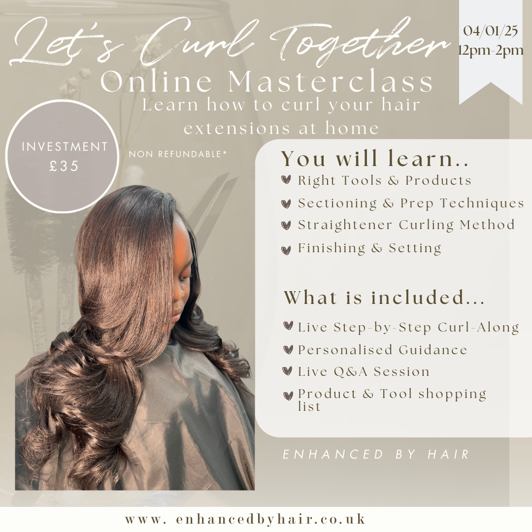 Lets Curl Together - Learn how to curl your hair extensions at home  05/01/26
